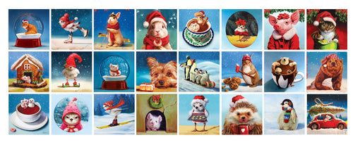 Advent Calendar: Christmas Animals – Jigsaw Puzzle (Euro graphics)