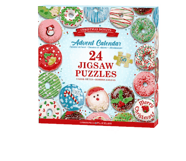 Calendar: Christmas Donuts – Jigsaw Puzzle (Eurographics)