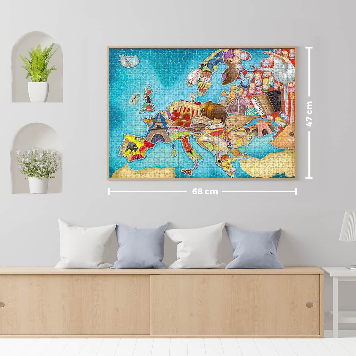 Europe Map – 1000 Piece Jigsaw Puzzle (Roovi)
