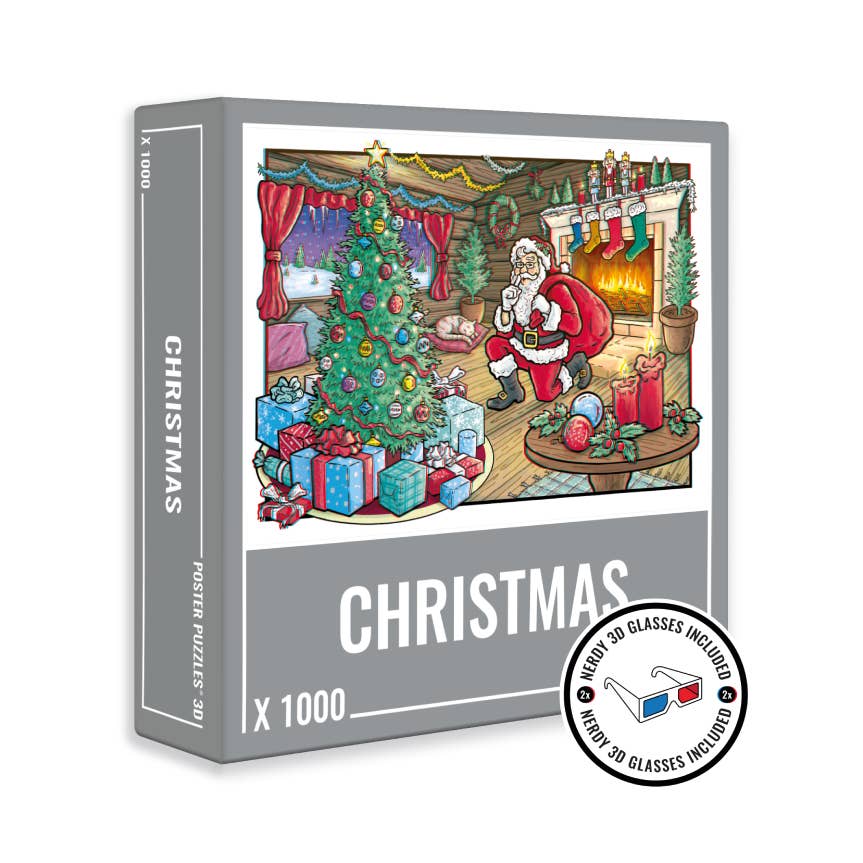 Christmas 3D – 1000 Piece Jigsaw Puzzle (Cloudberries)