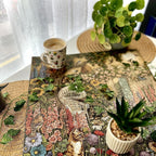 In use: Summer Haze – 1000 Piece Jigsaw Puzzle (Gibsons)