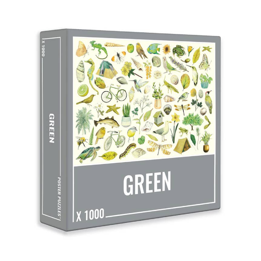 Cloudberries - Green - 1000 Piece Jigsaw Puzzle