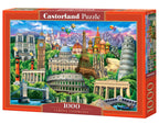 Famous Landmarks – 1000 Piece Jigsaw Puzzle (Castorland)