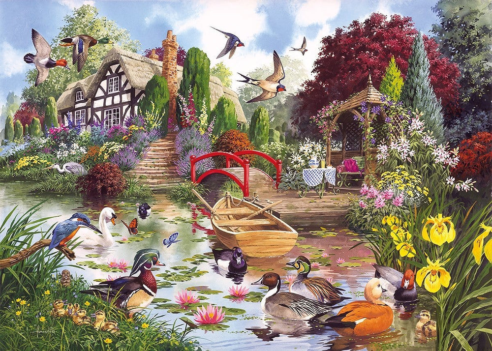 Flora & Fauna – 4 x 500 Piece Jigsaw Puzzles (Gibsons)