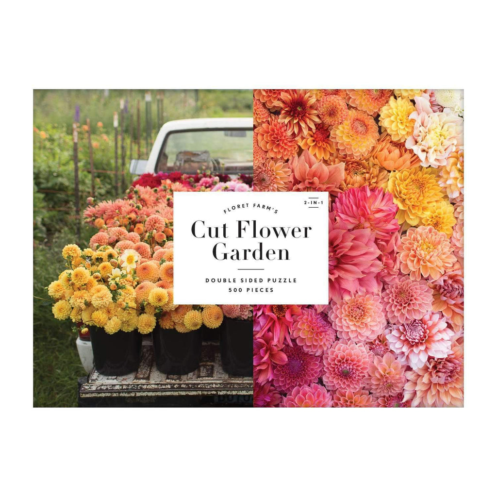 Box, straight on: Floret Farm's Cut Flower Garden – 500 Piece Jigsaw Puzzle (Galison)