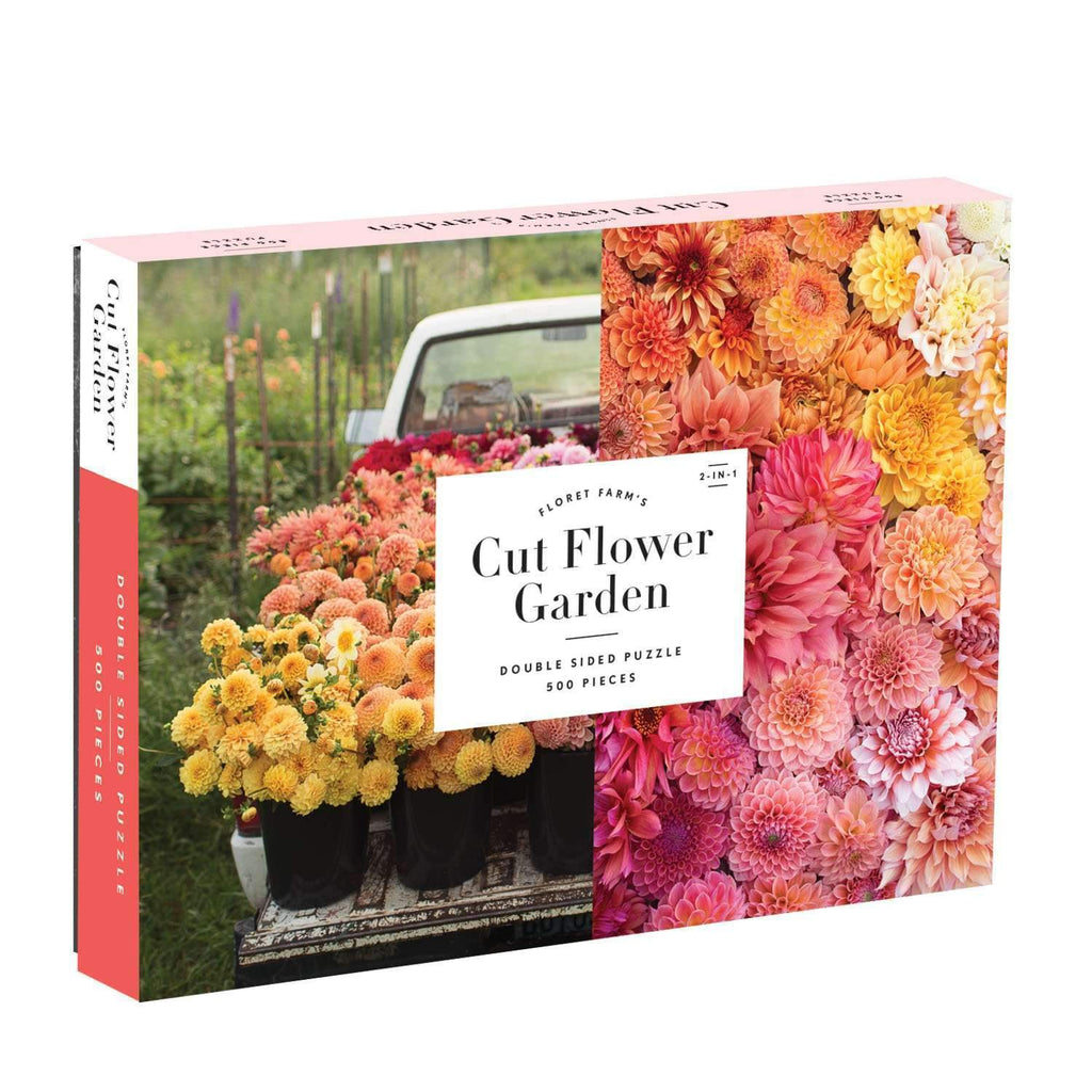 Box, turned right: Floret Farm's Cut Flower Garden – 500 Piece Jigsaw Puzzle (Galison)
