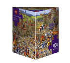 Bunny Battles by François Ruyer – 1000 Piece Jigsaw Puzzle + Poster (Heye)
