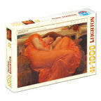 Flaming June - Detail by Frederic Leighton – 1000 Piece Jigsaw Puzzle (DToys)