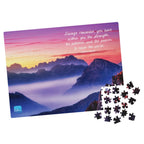 Calm Foggy Mountains - 300 Piece Mindful Jigsaw Puzzle (Spin Master)