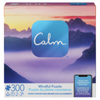 Calm Foggy Mountains - 300 Piece Mindful Jigsaw Puzzle (Spin Master)