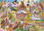 Artwork, puzzle 1 of 4: RSPB: Wings in the Wild - 4 x 500 Piece Jigsaw Puzzles (Gibsons)