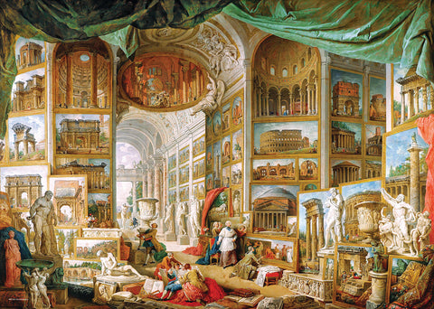 Gallery Of Views Of Ancient Rome – 1000 Piece Jigsaw Puzzle (Eurographics)