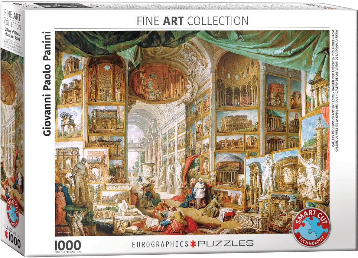 Gallery Of Views Of Ancient Rome – 1000 Piece Jigsaw Puzzle (Eurographics)