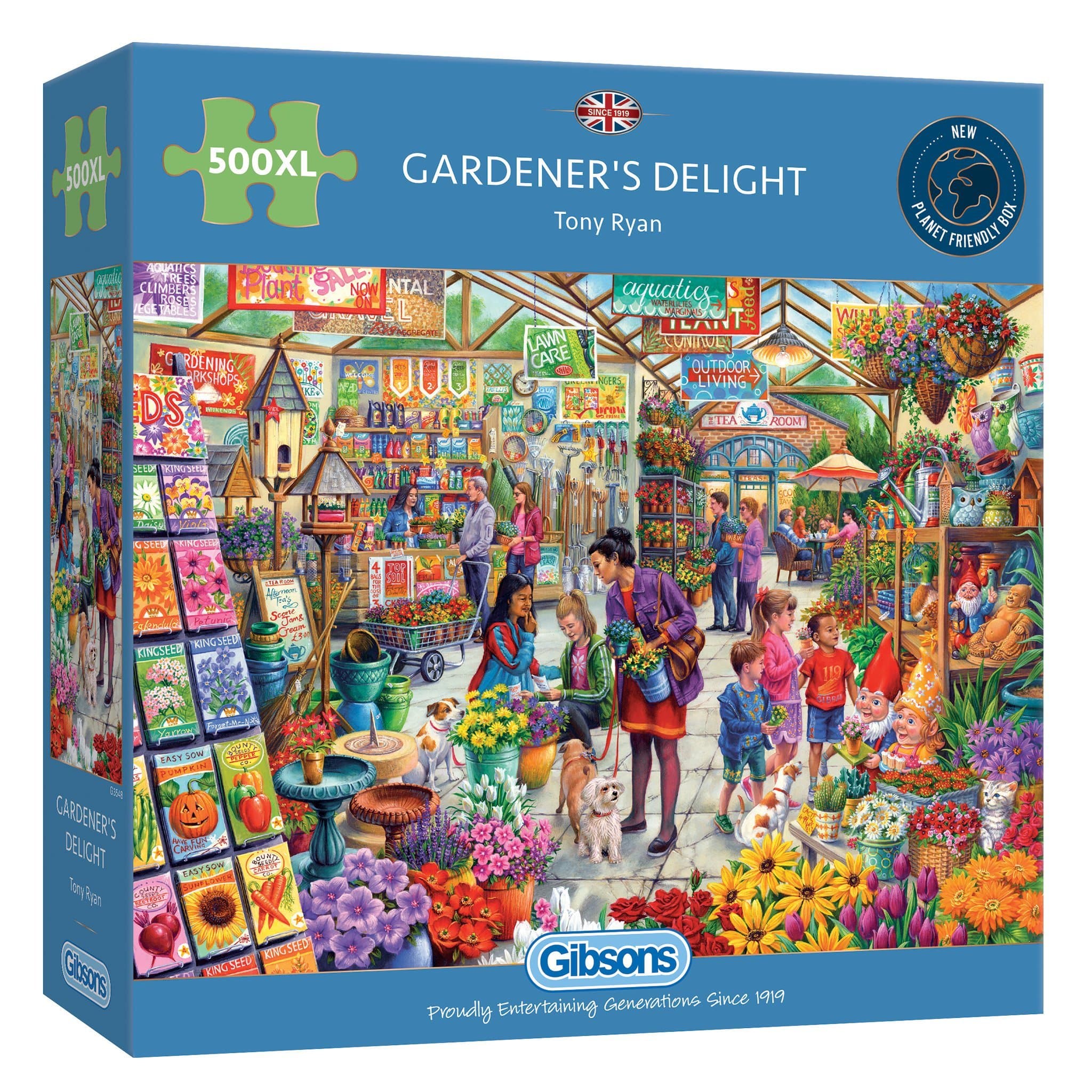 Gardener's Delight – 500 XL Piece Jigsaw Puzzle (Gibsons)