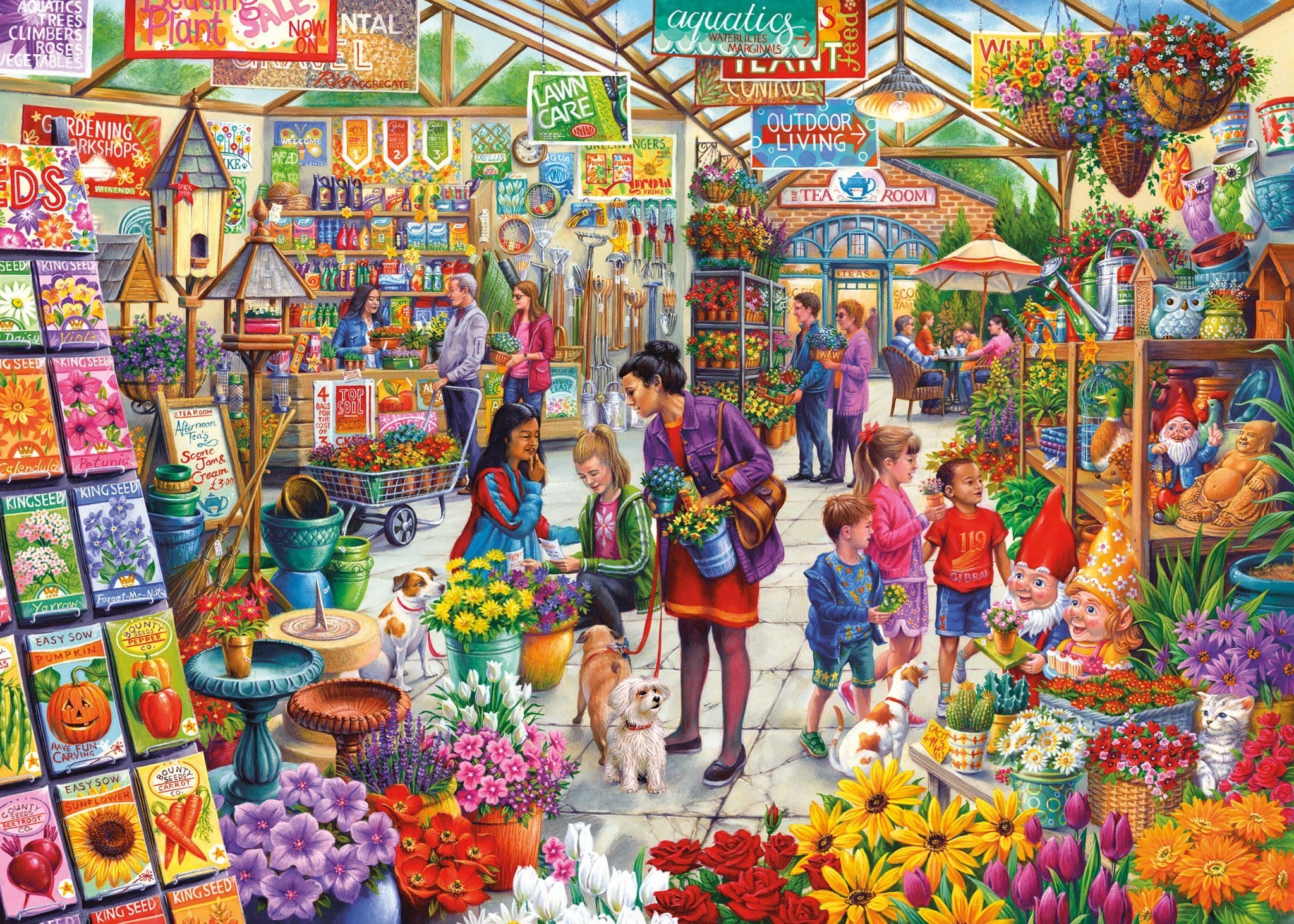 Gardener's Delight – 500 XL Piece Jigsaw Puzzle (Gibsons)