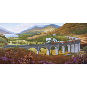 Glenfinnan Viaduct by Mike Jeffries - 636 Piece Jigsaw Puzzle (Gibsons)