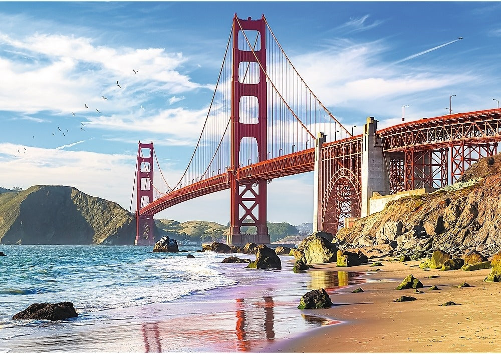 Golden Gate Bridge, San Francisco - 1000 Piece Jigsaw Puzzle (Trefl)