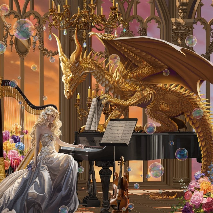 The Dragon Virtuoso by Nene Thomas - 1000 Piece Jigsaw Puzzle (Grafika)