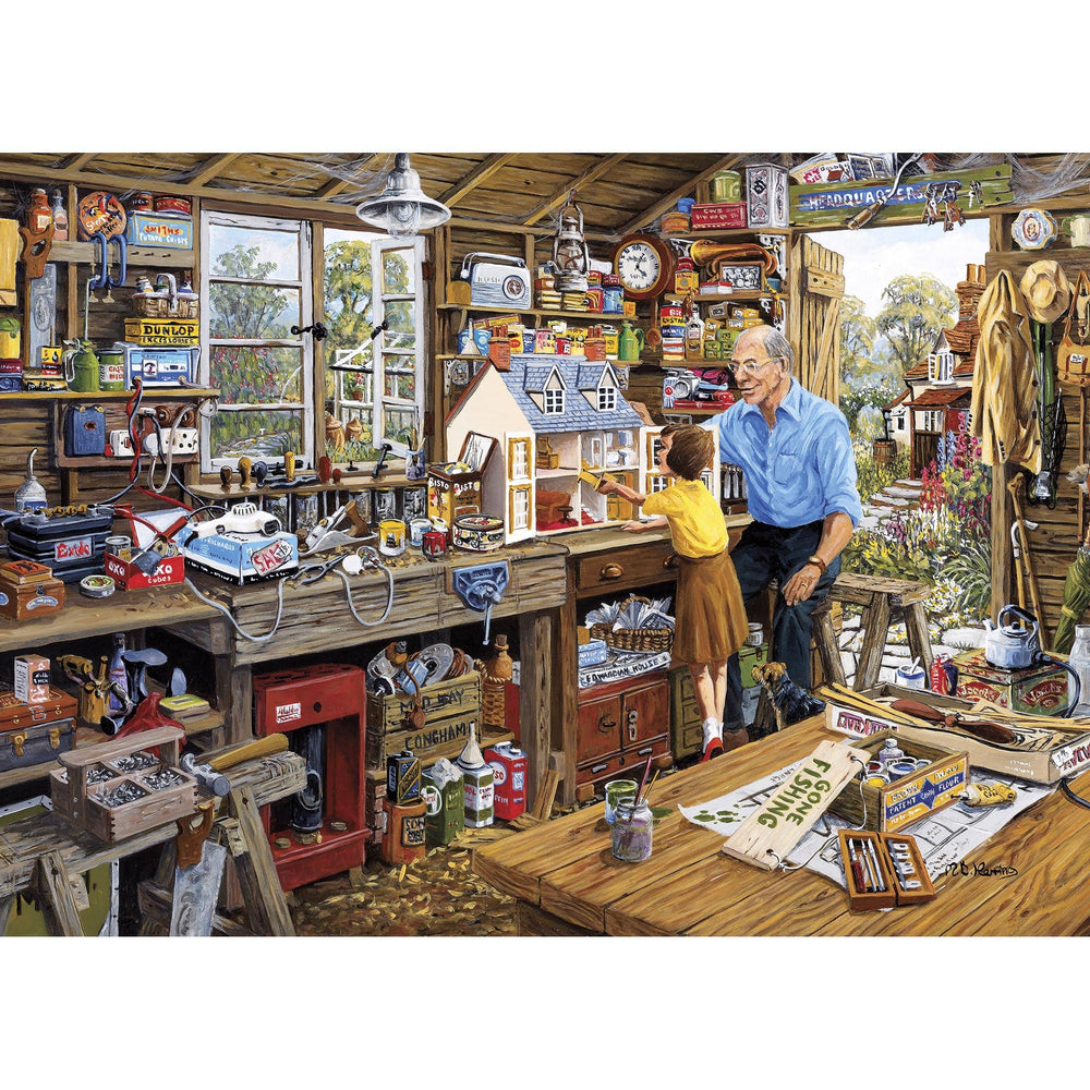 Grandad's Workshop – 40 Piece Jigsaw Puzzle (Gibsons)