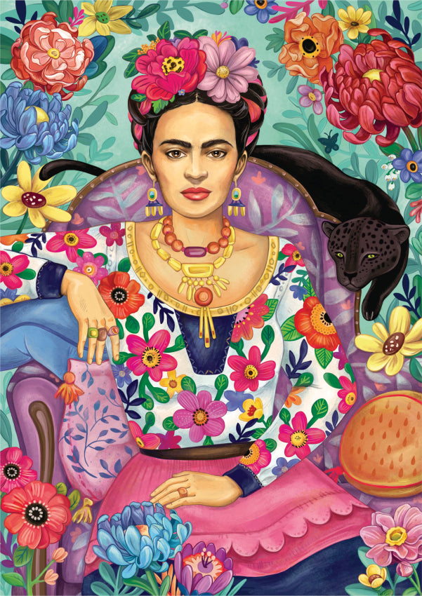 Frida Khalo by Groos Zselyke – 1000 Piece Jigsaw Puzzle (DToys)