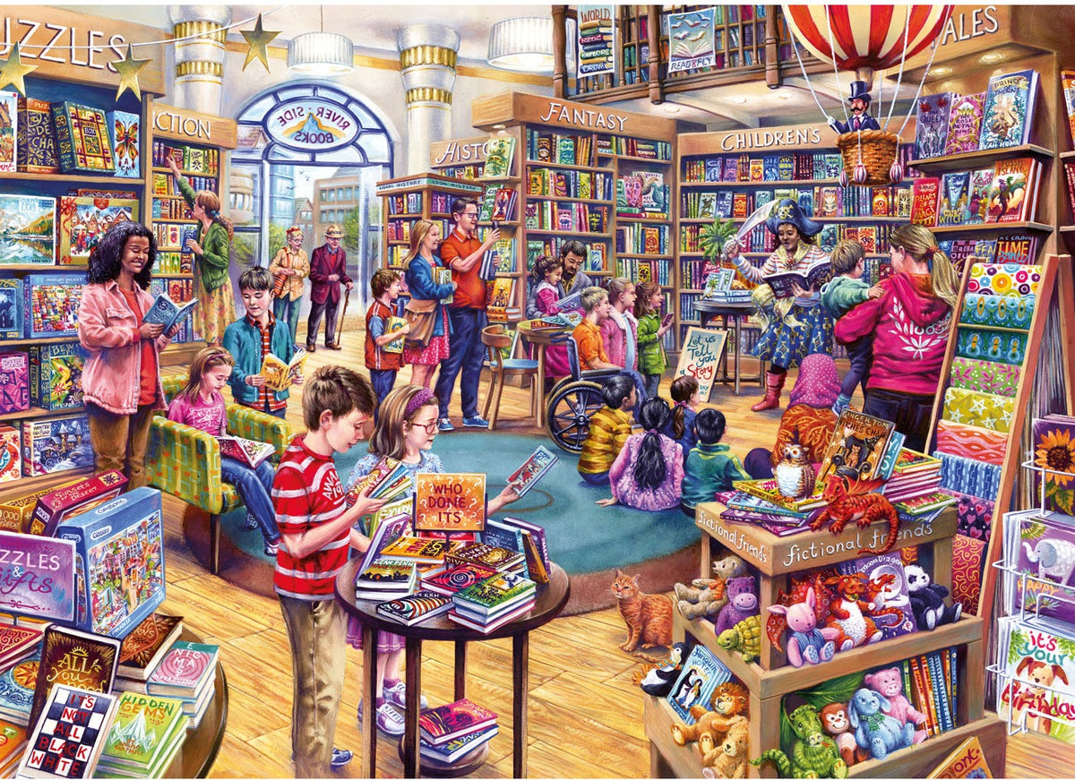 Artwork: Page Turners by Tony Ryan - 500XL Piece Jigsaw Puzzle (Gibsons)
