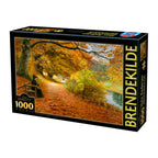 A Wooded Path in Autumn by Hans Andersen Brendekilde – 1000 Piece Jigsaw Puzzle (Dtoys)