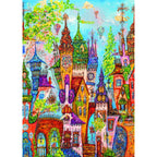 Red Arches by Tatyana Murova – 1000 Piece Jigsaw Puzzle (Heye)