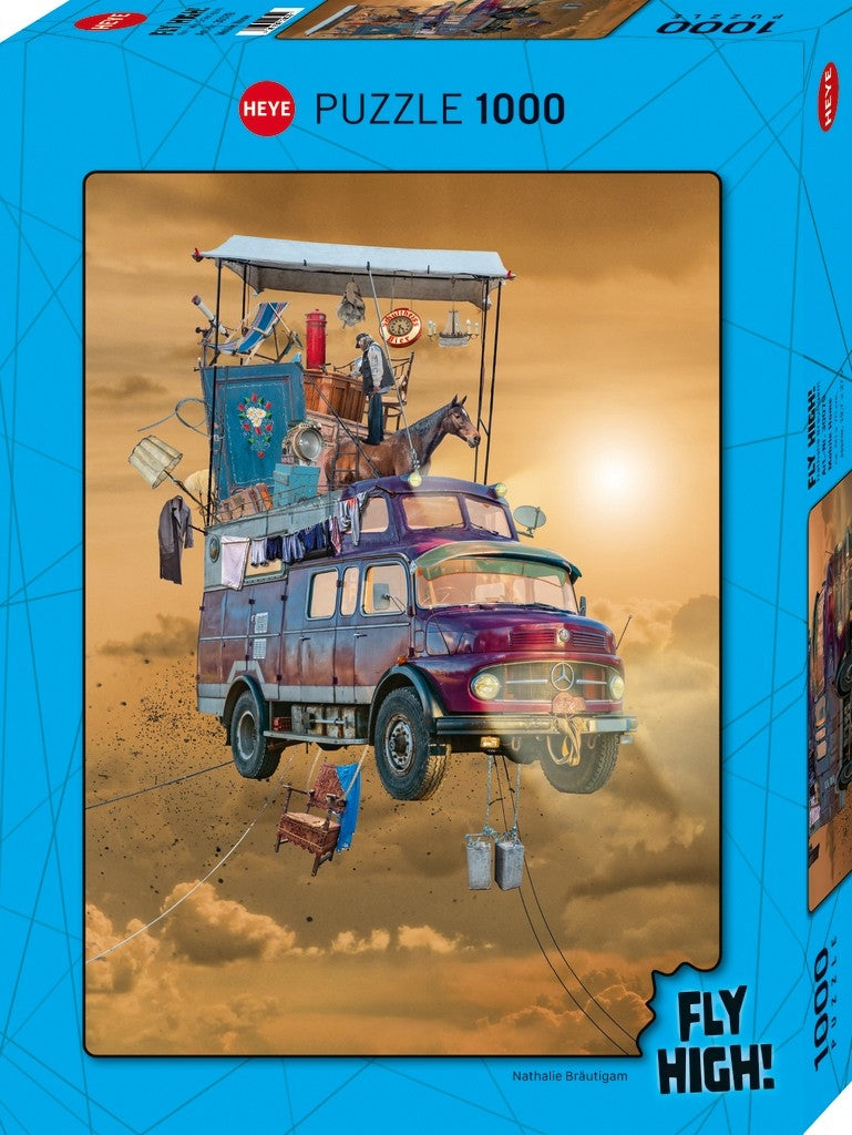 Fly High! Mobile Home by Nathalie Bräutigam - 1000 Piece Jigsaw Puzzle (Heye)