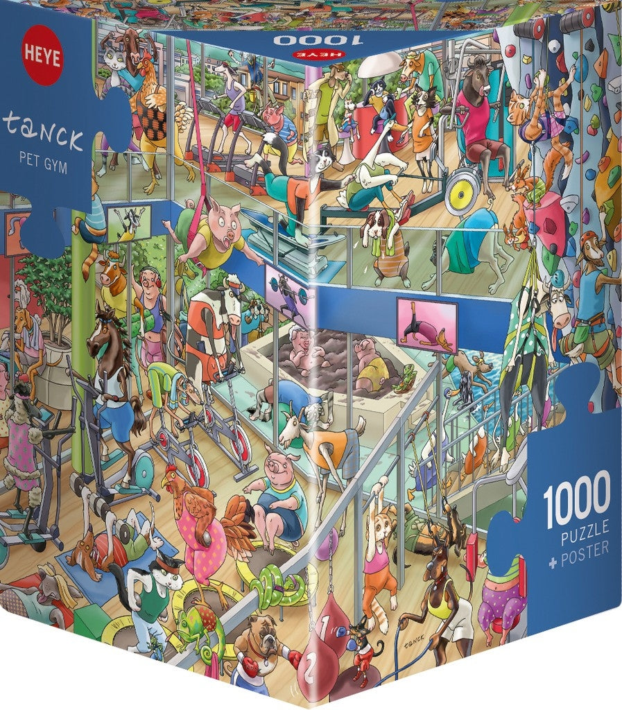 Pet Gym by Tanck - 1000 Piece Jigsaw Puzzle (Heye)