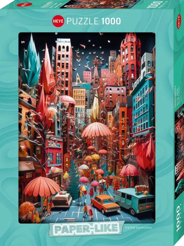 Paper-Like - Street Canyon by Viktor Gavriloski - 1000 Piece Jigsaw Puzzle (Heye)