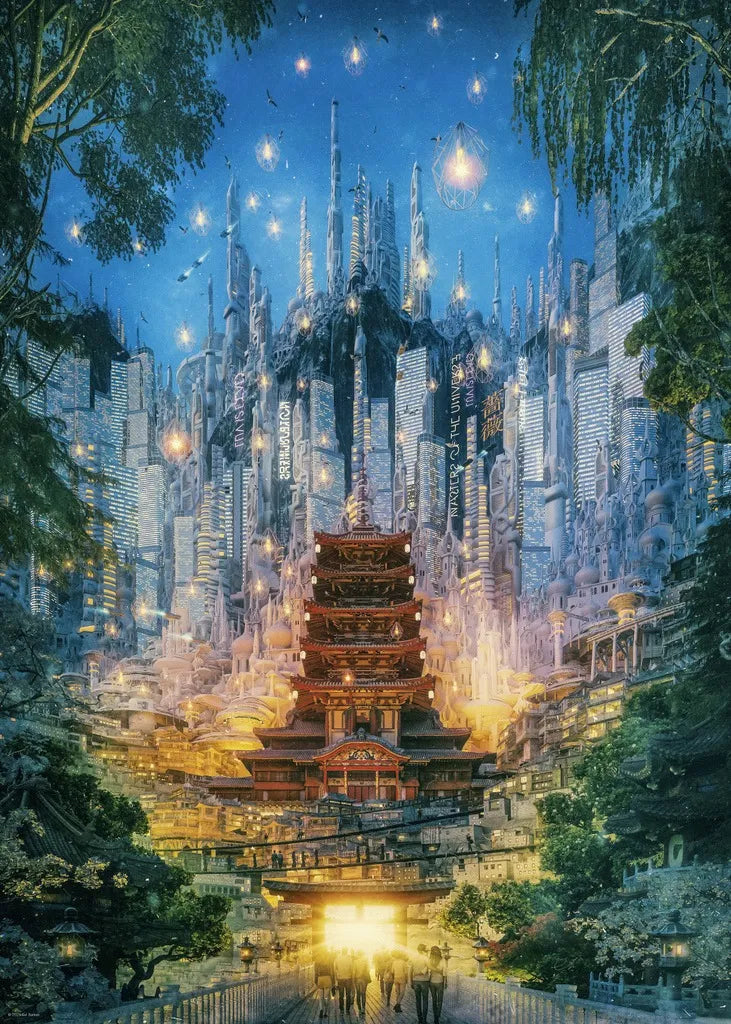 Future Cities by Gal Barkan - 1000 Piece Jigsaw Puzzle (Heye)