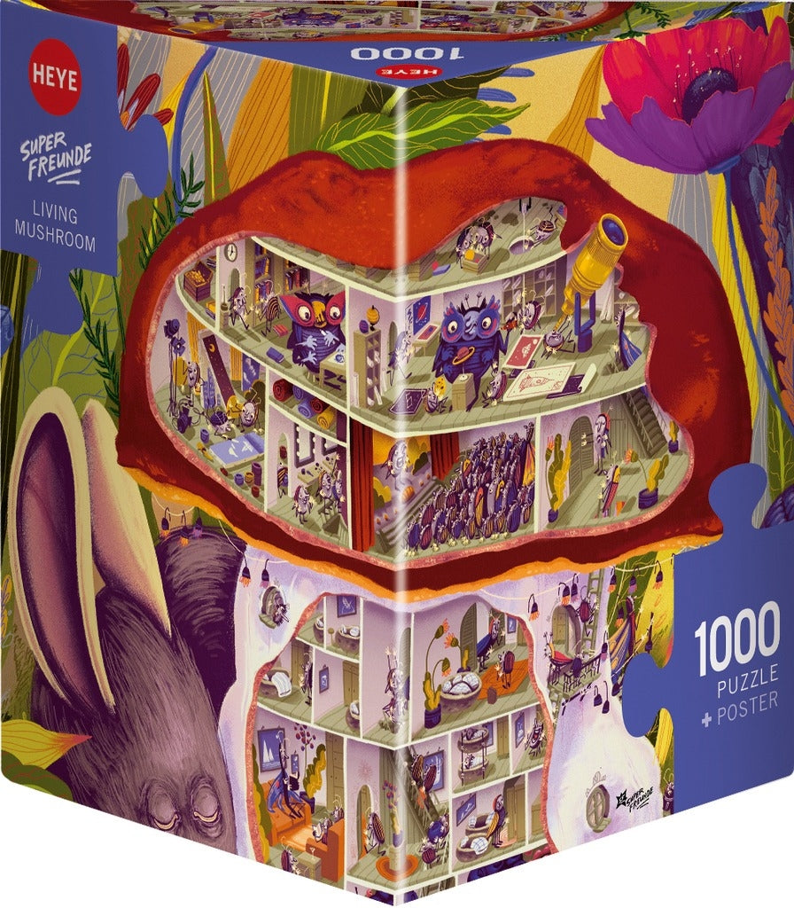 Living Mushroom by Superfreunde (Christoph Steyer) - 1000 Piece Jigsaw Puzzle (Heye)