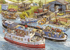 Boatyard by Doro Göbel & Peter Knorr - 1000 Piece Jigsaw Puzzle (Heye)