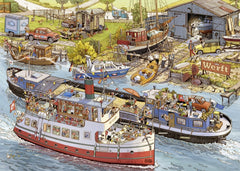 Boatyard by Doro Göbel & Peter Knorr - 1000 Piece Jigsaw Puzzle (Heye)