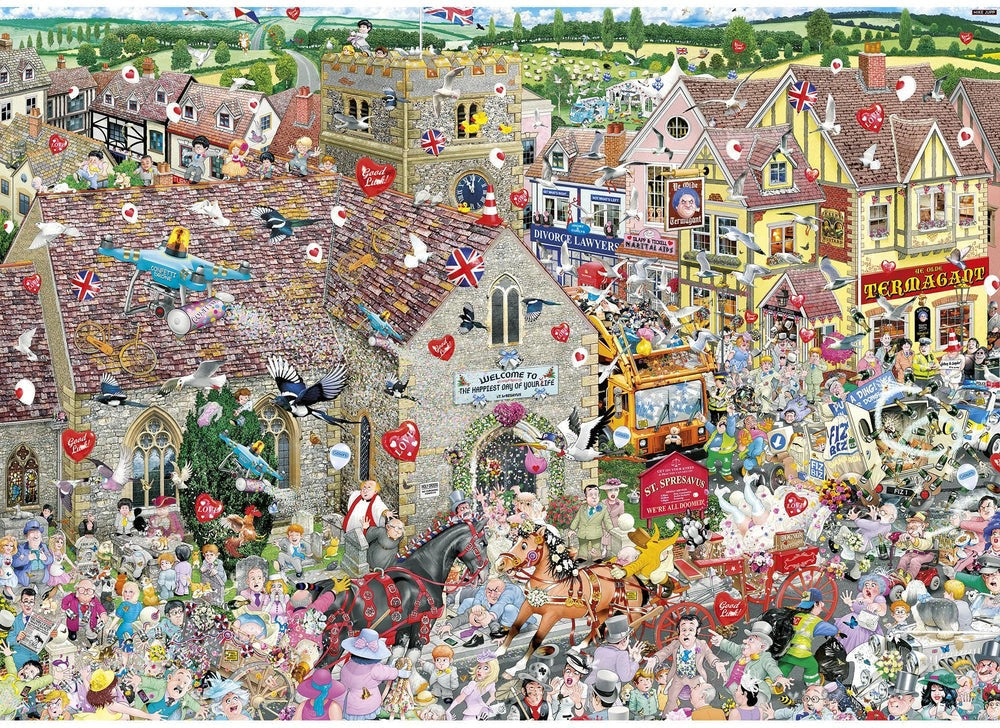 Artwork: I Love Weddings – 1000 Piece Jigsaw Puzzle (Gibsons)