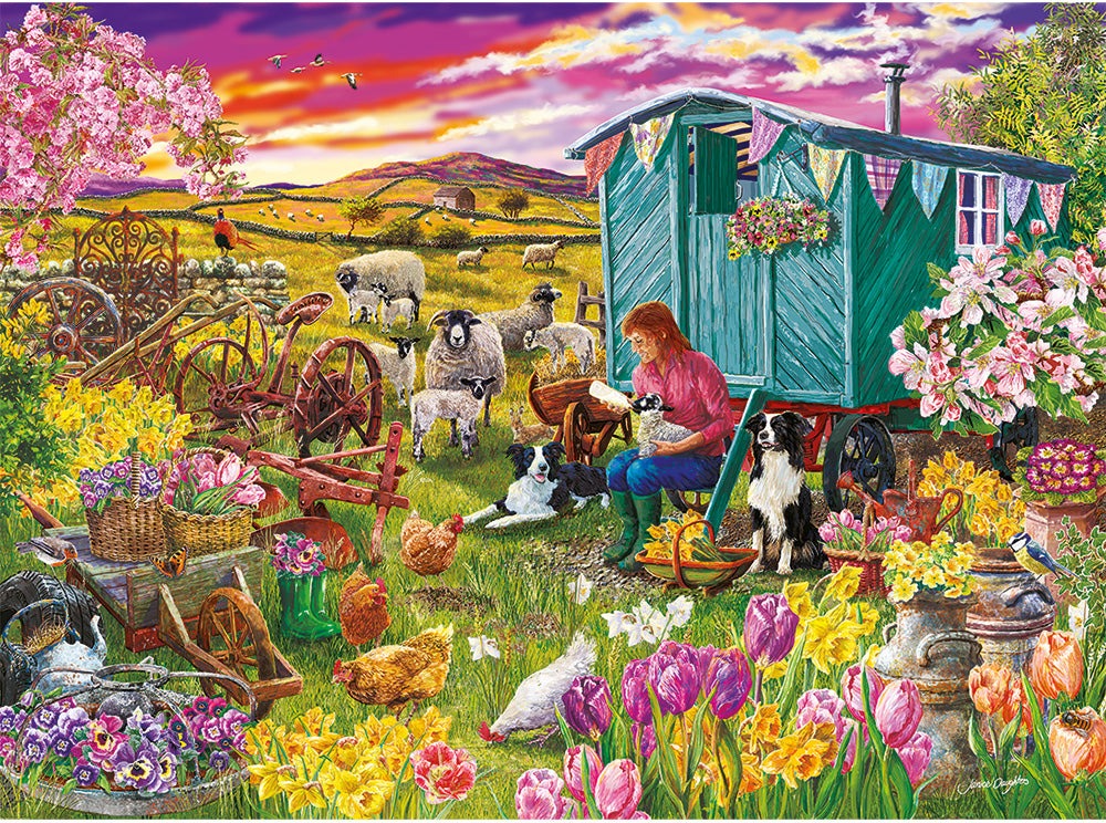 Artwork: Shepherd's Delight – 1000 Piece Jigsaw Puzzle (Gibsons)