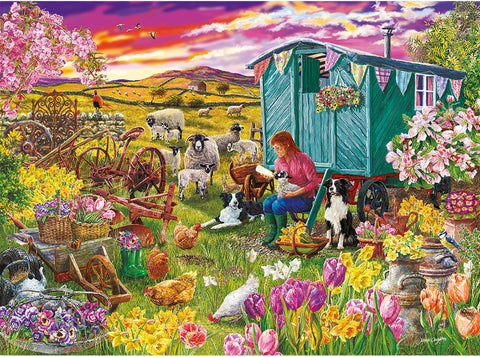 Artwork: Shepherd's Delight – 1000 Piece Jigsaw Puzzle (Gibsons)