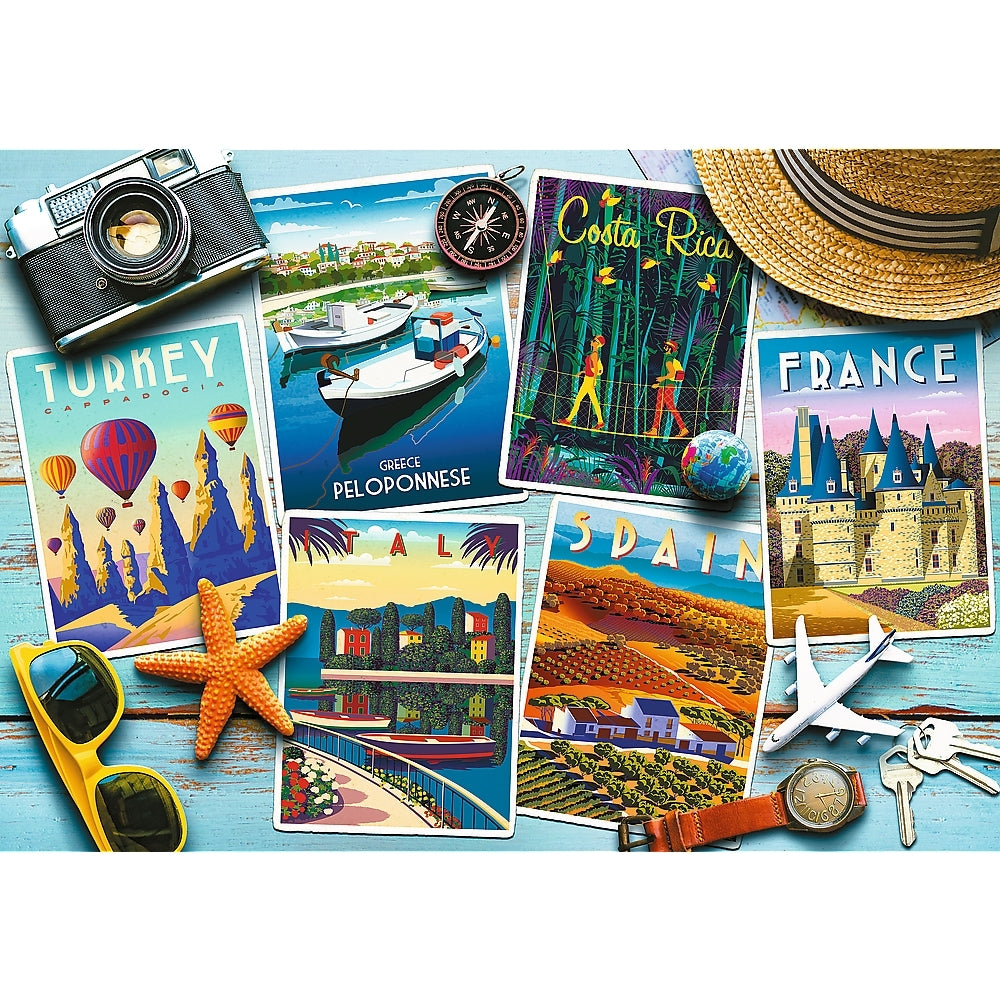 Holiday Postcards – 1000 Piece Jigsaw Puzzle (Trefl)
