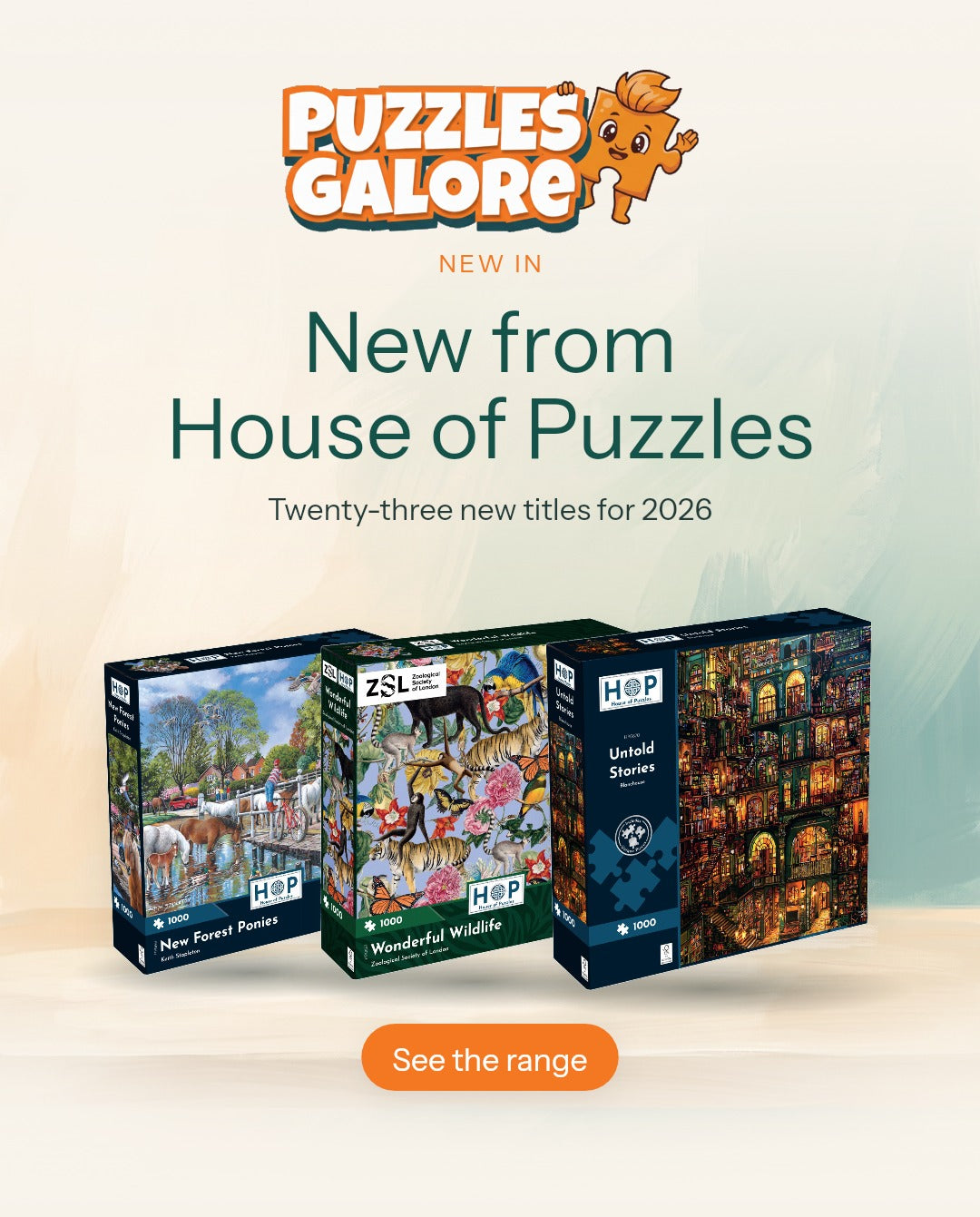House of Puzzles — twenty-three new titles for 2026
