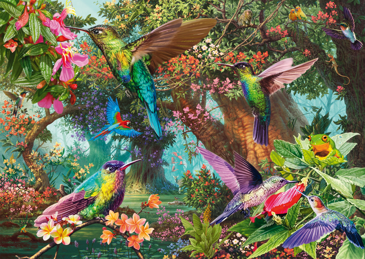 ** Pre-Order ** Schmidt - Hummingbirds in a Burst of Colour - 1000 Piece