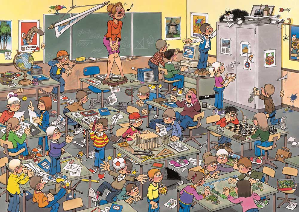 Find the Mouse by Jan van Haasteren - 500 Piece Jigsaw Puzzle (Jumbo)