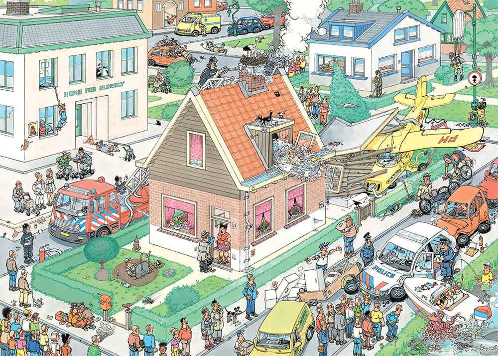 ** Pre-Order ** Jan van Haasteren - Murphy's Law - 1000 Piece Jigsaw Puzzle