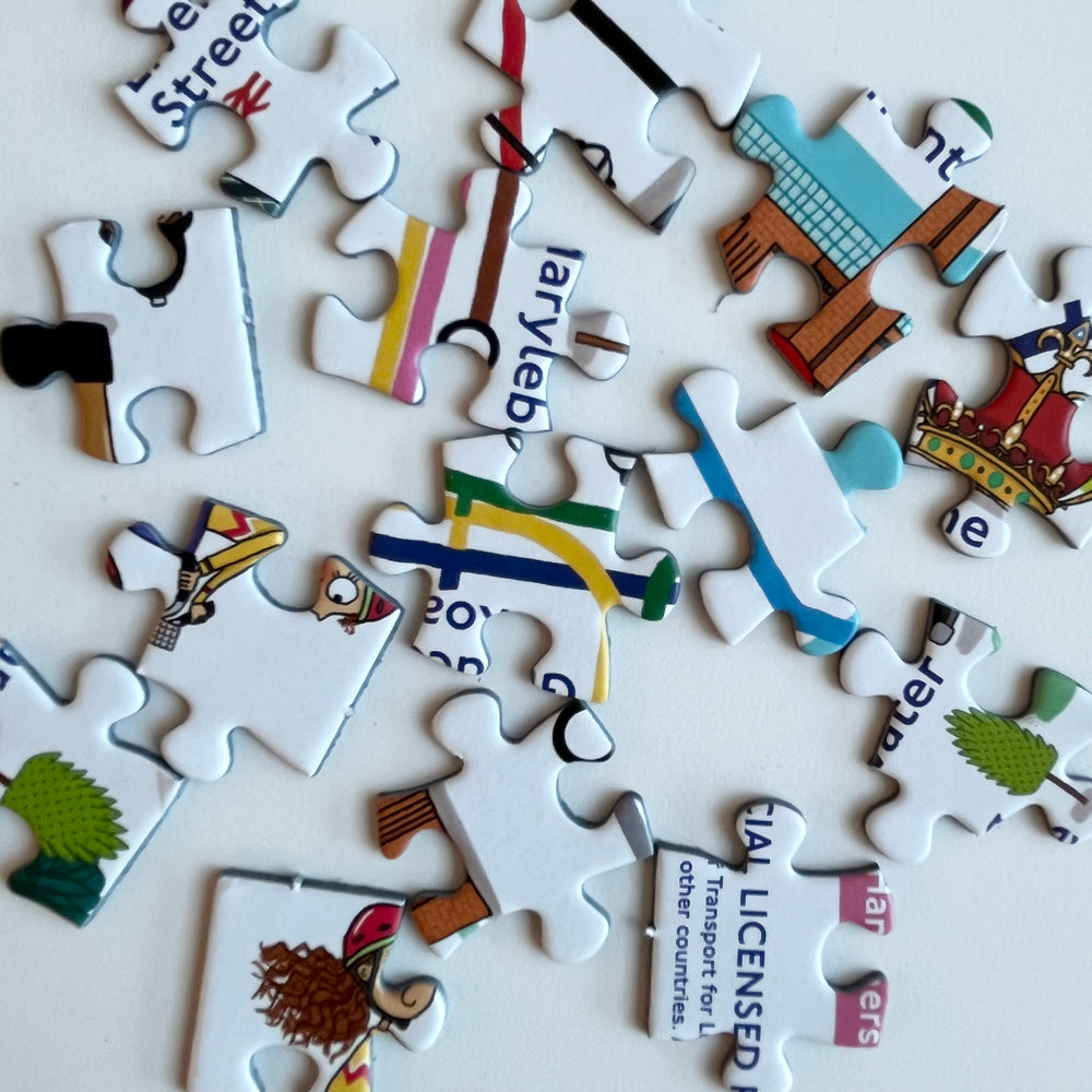 Adventures on the London Underground – 250 Piece Jigsaw Puzzle (Gibsons)