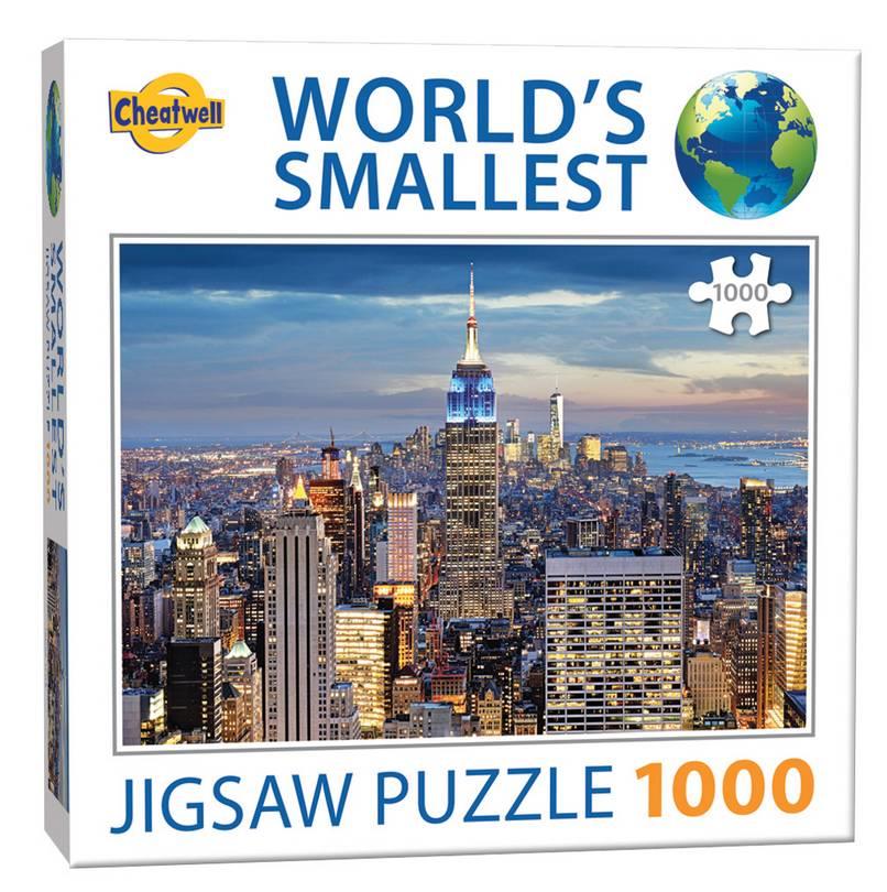 New York City Skyline - World's Smallest 1000 Piece Jigsaw Puzzle (Cheatwell Games)