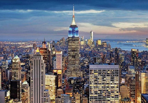 New York City Skyline - World's Smallest 1000 Piece Jigsaw Puzzle (Cheatwell Games)
