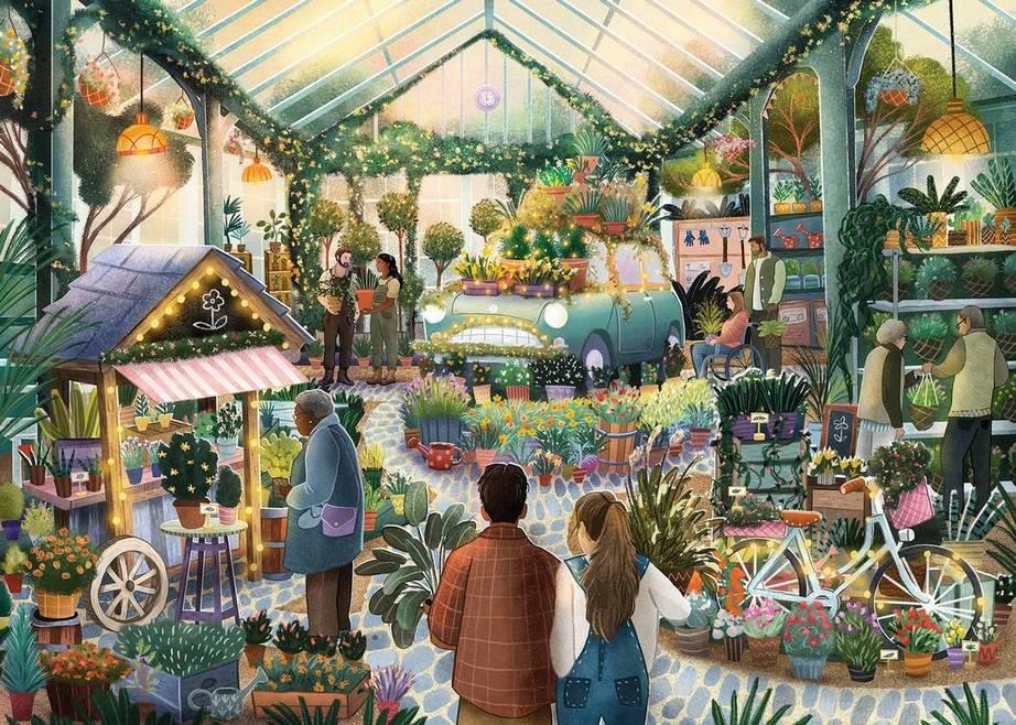 The Garden Centre – 1000 Piece Jigsaw Puzzle (Falcon)