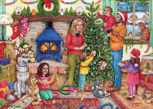 Merry & Mischievous by Debbie Cook - 500XL Piece Jigsaw Puzzle (Falcon de Luxe)