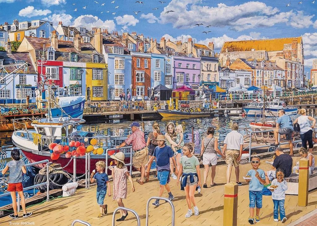 Weymouth Harbour by Trevor Mitchell - 1000 Piece Jigsaw Puzzle (Falcon de Luxe)