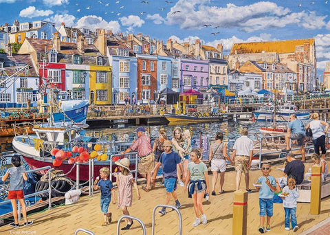 Weymouth Harbour by Trevor Mitchell - 1000 Piece Jigsaw Puzzle (Falcon de Luxe)