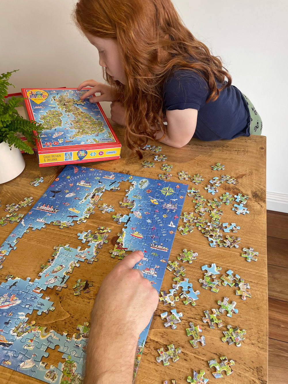 Gibsons - JigMap Great Britain and Ireland - 250 Piece Jigsaw Puzzle